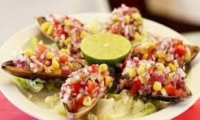 Choritos a la Chalaca
