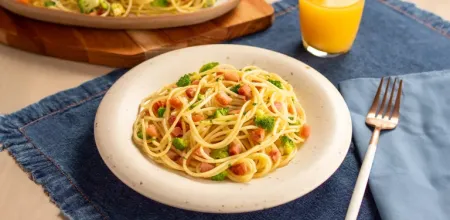 Macarrao Brocolis C Bacon
