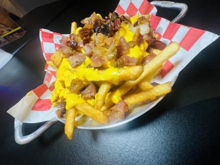 Fritas Cheddar e Bacon