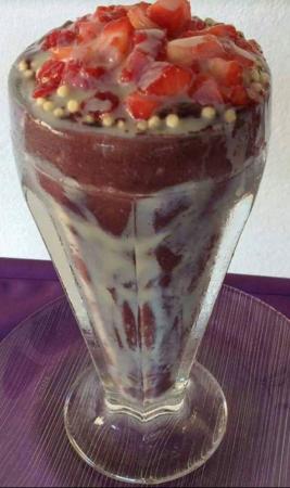 Shake com morango