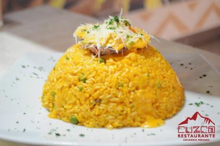 Risoto de camarão