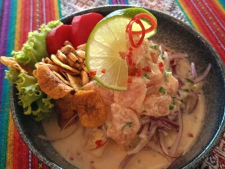 Ceviche de salmão individual