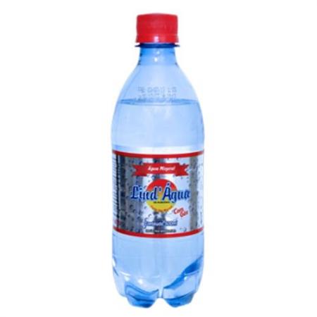 Água Mineral com Gás Lind'água Garrafa 500ml