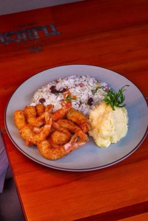 Ind. camarão á milanesa