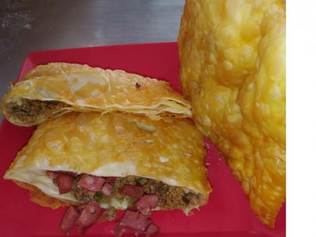 PASTEL CARNE, QUEIJOE CALABRESA