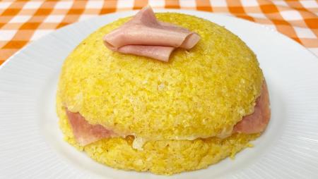 Cuscuz C Queijo e Presunto