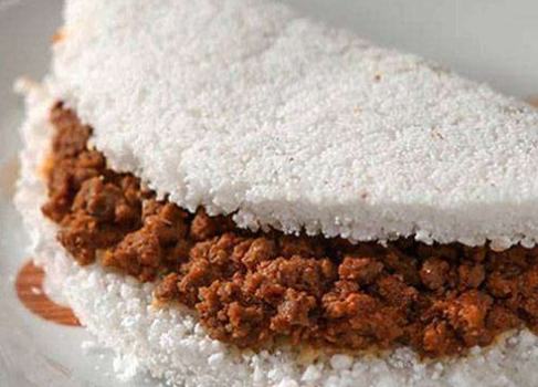 Tapioca C Carne Moida