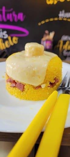 Cuscuz com calabresa