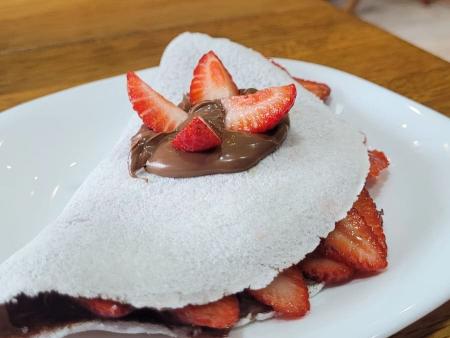 Morango com Nutella