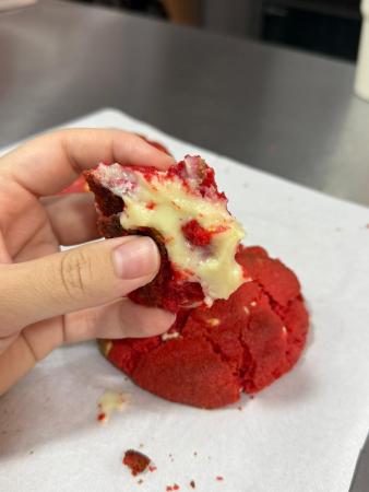 Cookie Red Velvet recheado