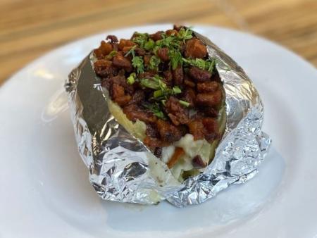 Batata recheado c/bacon