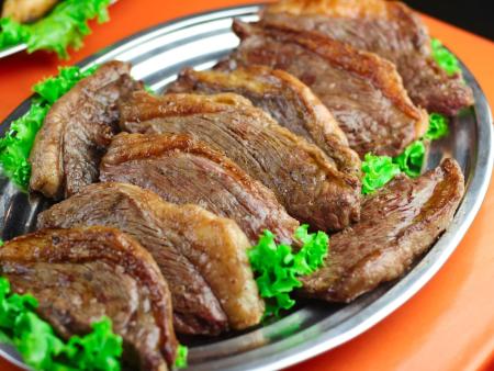 Picanha ao alho simples 1/2 porção