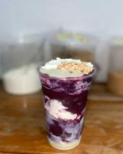 Açaí com Amendoim e Leite Condensado