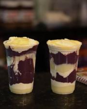Açaí com Leite em Pó e Leite Condensado