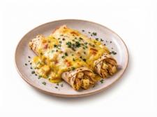 Panqueca Frango e queijo coalho