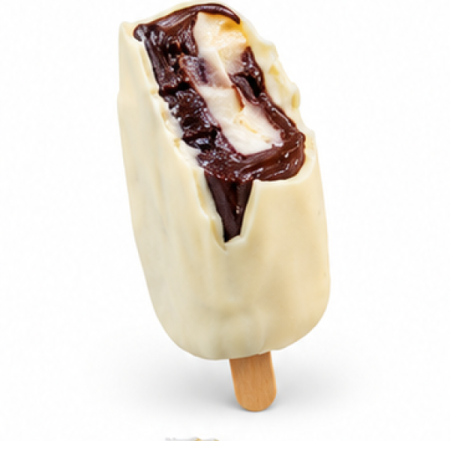 Picolé trufado de Ninho com Nutella