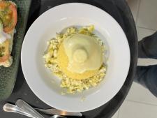 CUSCUZ COM QUEIJO E OVO